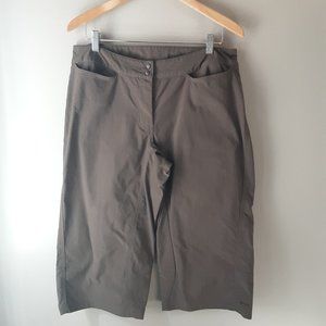 MEC Women's Outdoor Tech Pants Taupe Grey Size 12